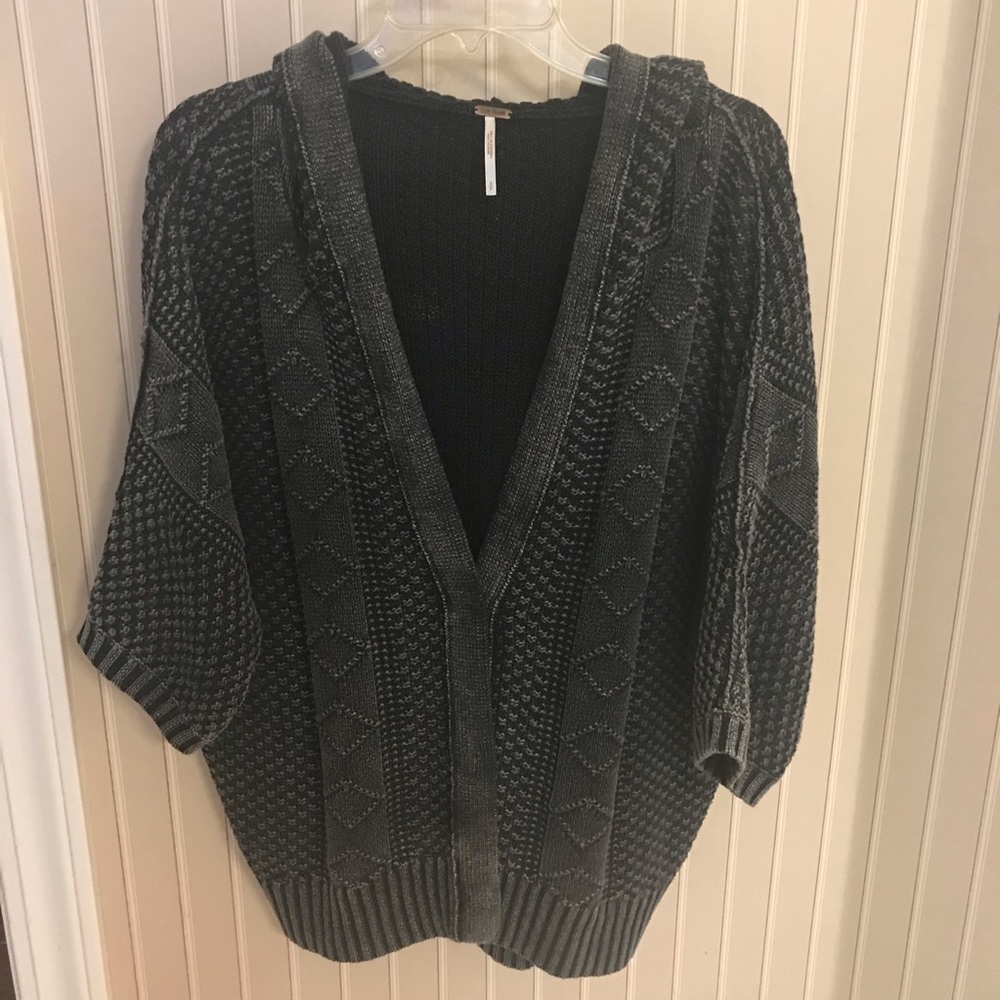 ⭐️SALE⭐️ Free People 3/4 sleeve sweater jacket s/p